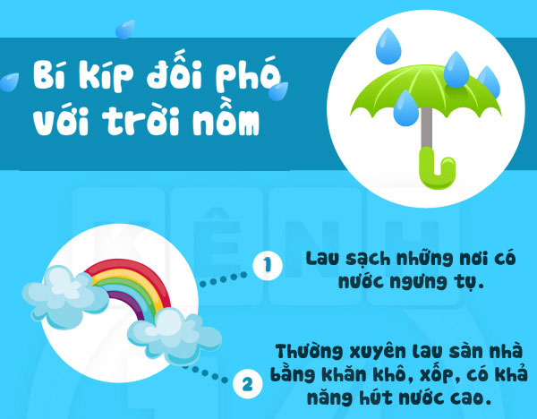 Cách Đối Phó Với Thời Tiết Nồm