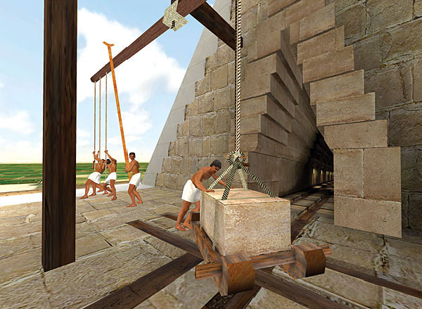 pyramid2 Vận chuyển đá