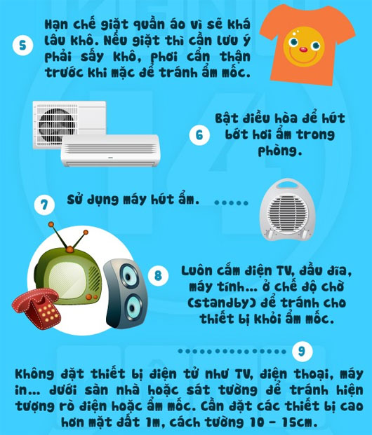 Cách Đối Phó Với Thời Tiết Nồm